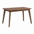 Esstisch 140 x 80 x 75 cm Holz Dunkelbraun rechteckig Skandinavischer Stil