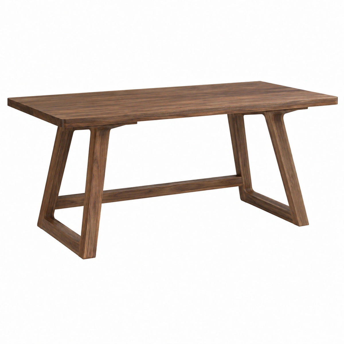 Esstisch 180 x 90 x 75 cm Holz walnussbraun - rechteckiger Tisch im modernen Stil